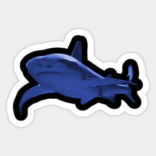 Shark Blue Sticker